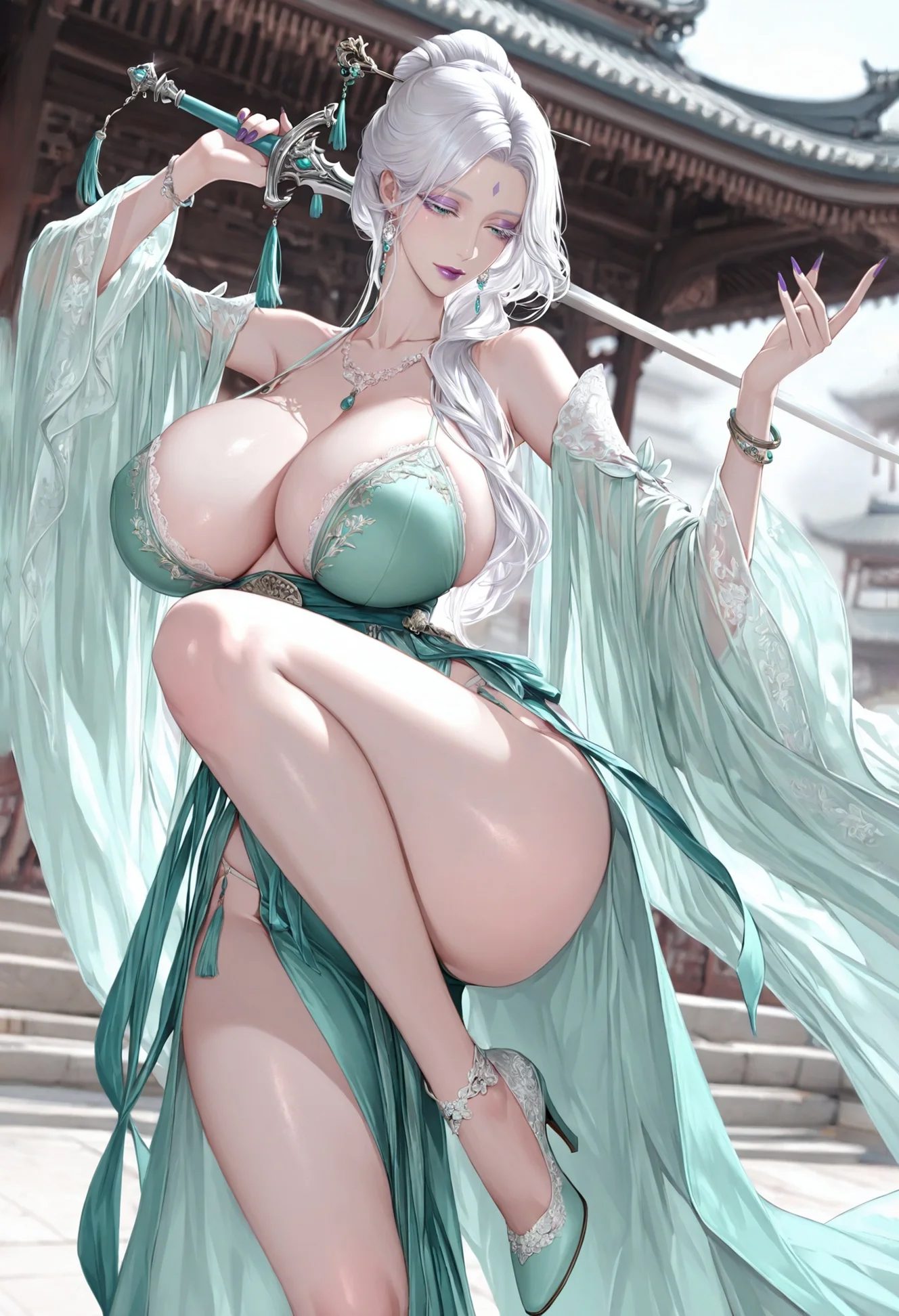 巨乳师尊苏清寒 第1话 第6页